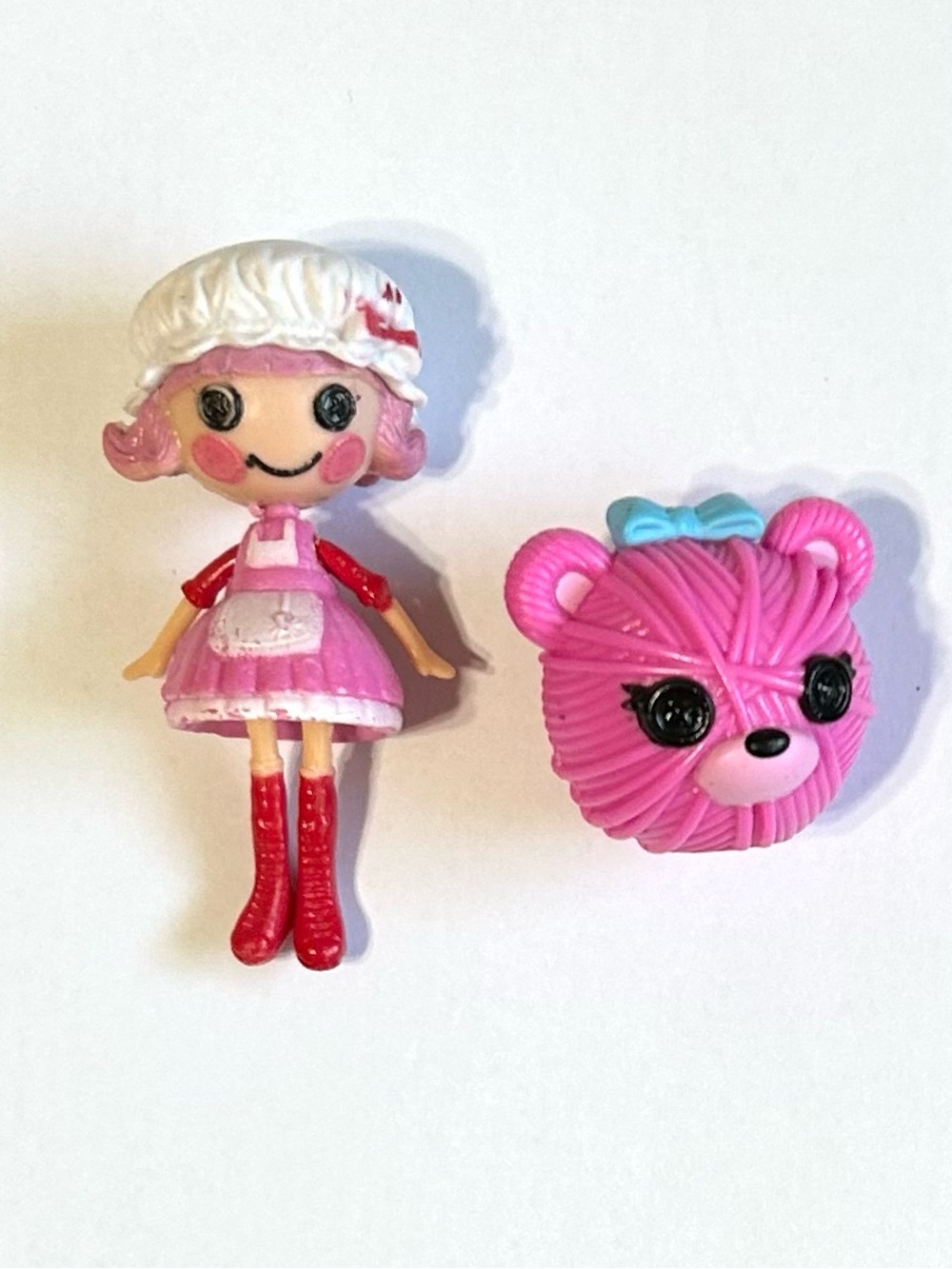 4/$20 Lalaloopsy Pet Yarn Ball Bear With Fake Unbranded Mini Doll